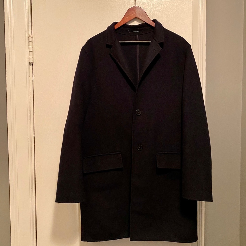Club Monaco Dark Navy Unstructured Coat
